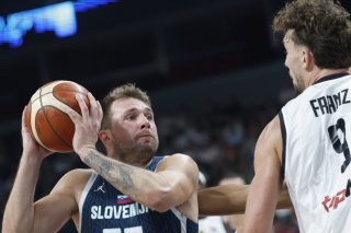 Franz Wagner a eu raison de la Slovénie de Luka Doncic KEYSTONE/EPA/TOMS KALNINS